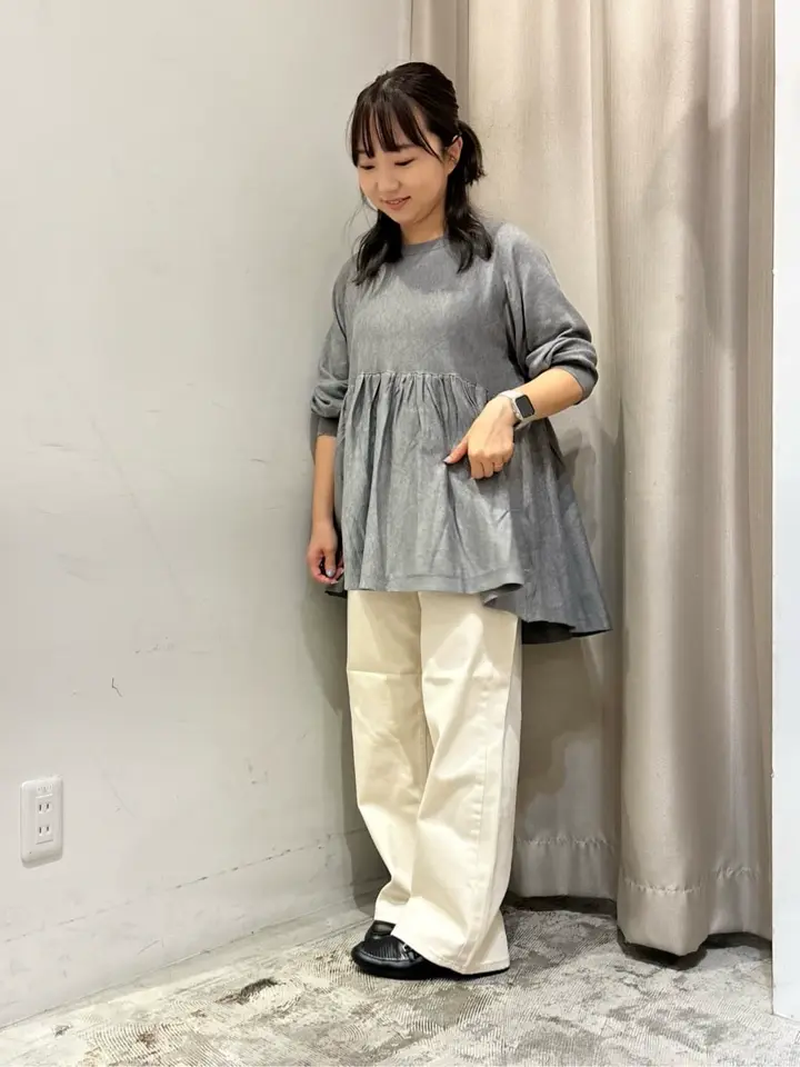 ティアードギャザーニットプルオーバー/AMERICAN HOLIC（アメリカン