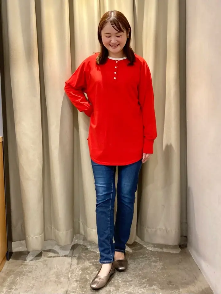 2WAYバイパチヘンリーネックニットプルオーバー/AMERICAN HOLIC