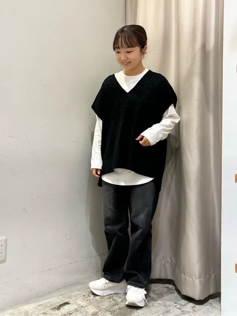 WEB限定・小柄女性向け】ストレートデニム/AMERICAN HOLIC（アメリカン