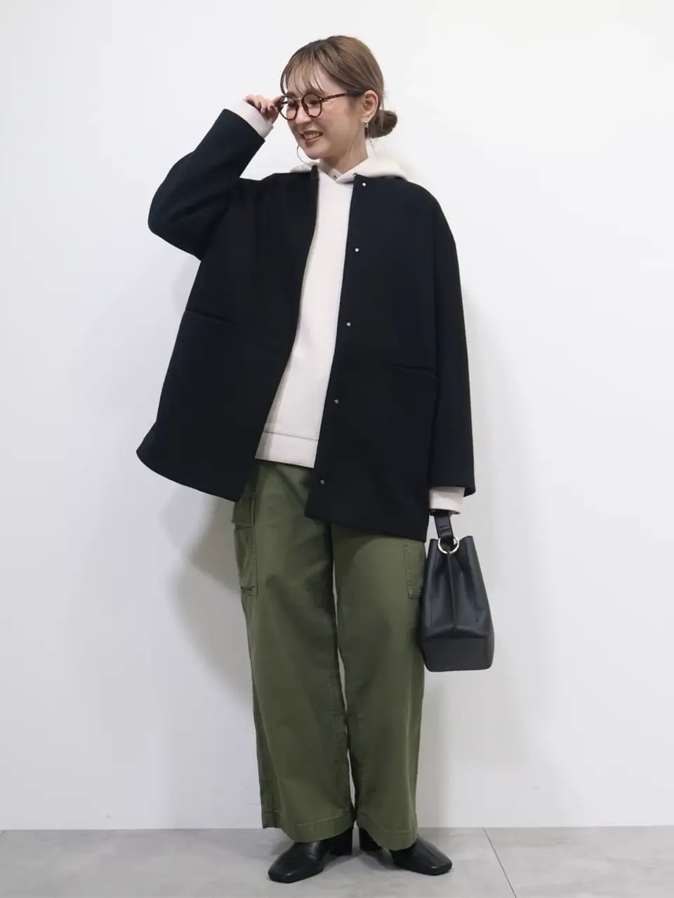 ≪USED≫中空FIBERロングノーカラーコート【軽量アウター】/AMERICAN