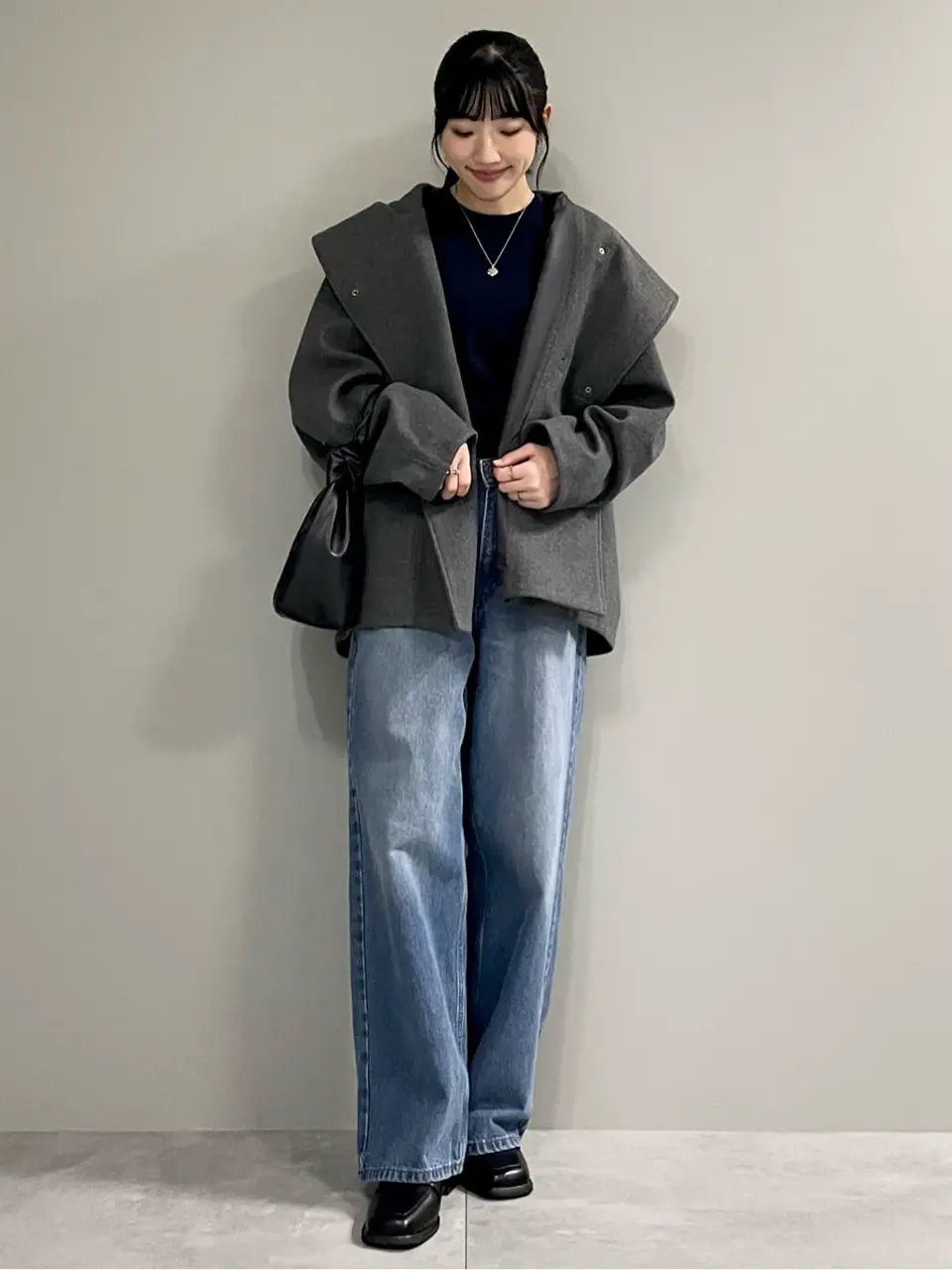 ≪USED≫中空FIBERフーディーコクーンコート【軽量アウター】/AMERICAN