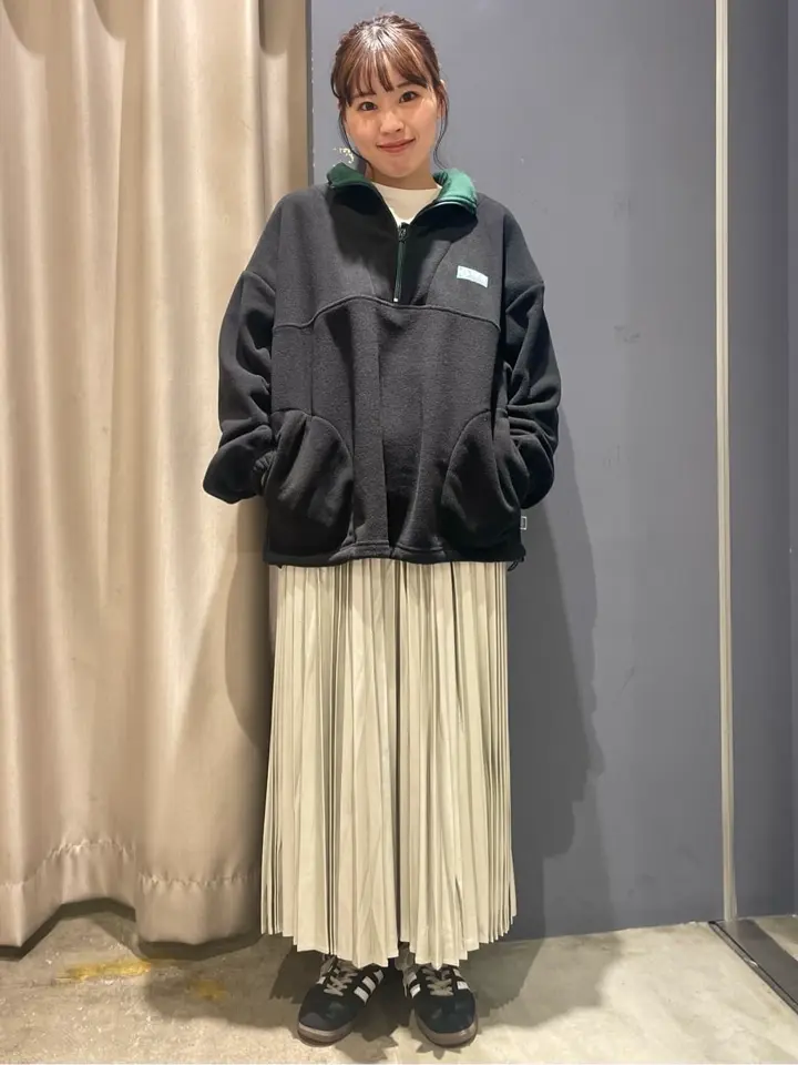 Discus/ハーフZIPフリースプルオーバー/AMERICAN HOLIC（アメリカン