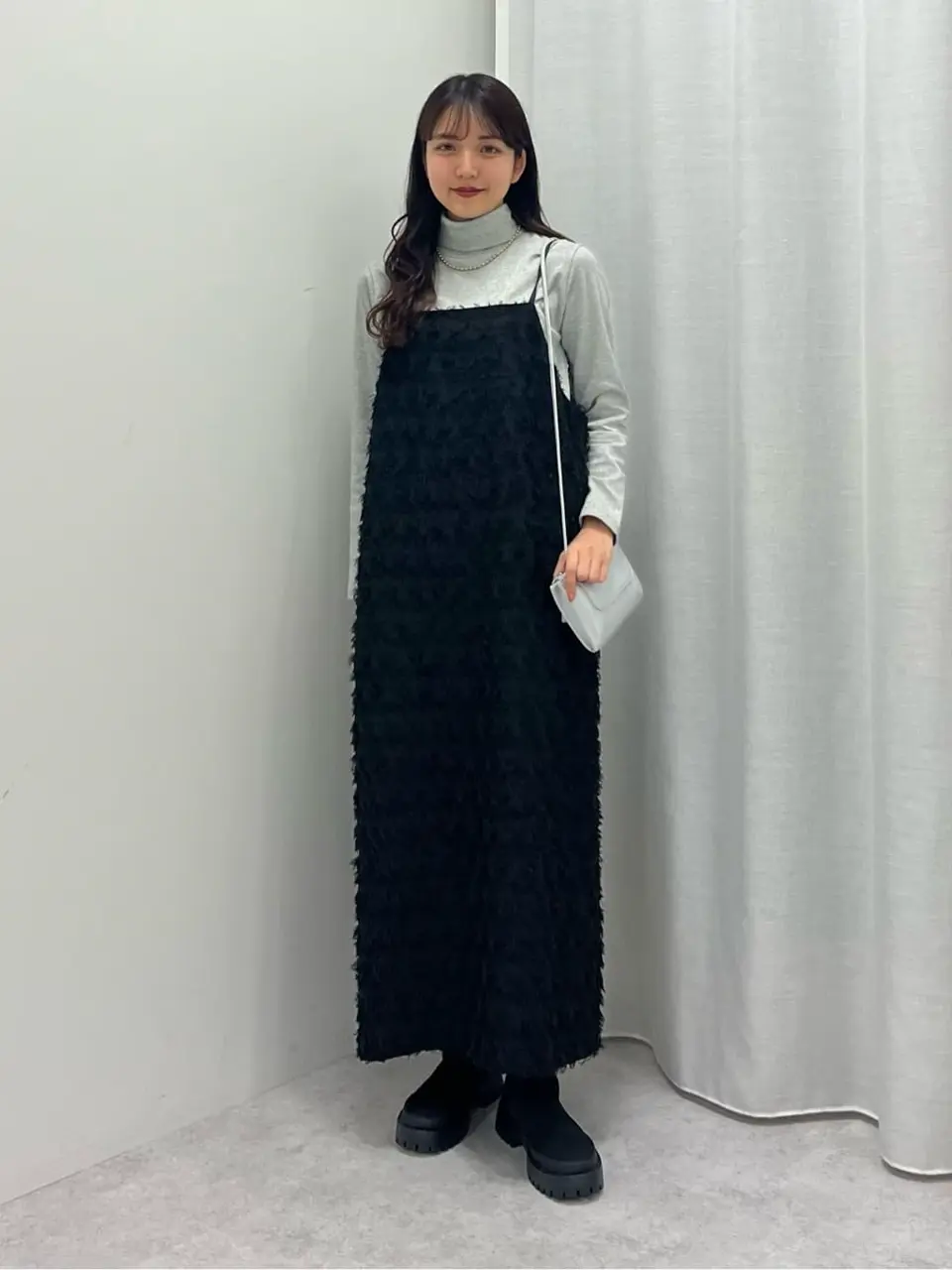 obli ハートジャガードキャミワンピース OBLI ハートキャミワンピース