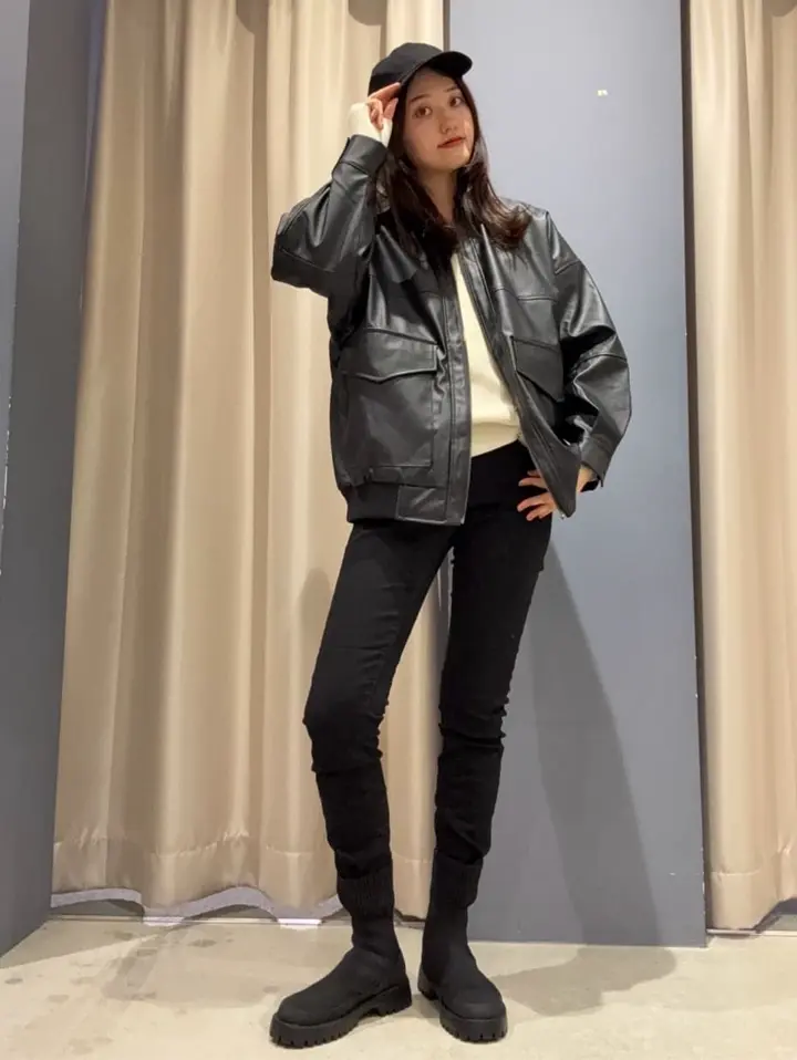 フェイクレザーブルゾン/AMERICAN HOLIC（アメリカンホリック）の