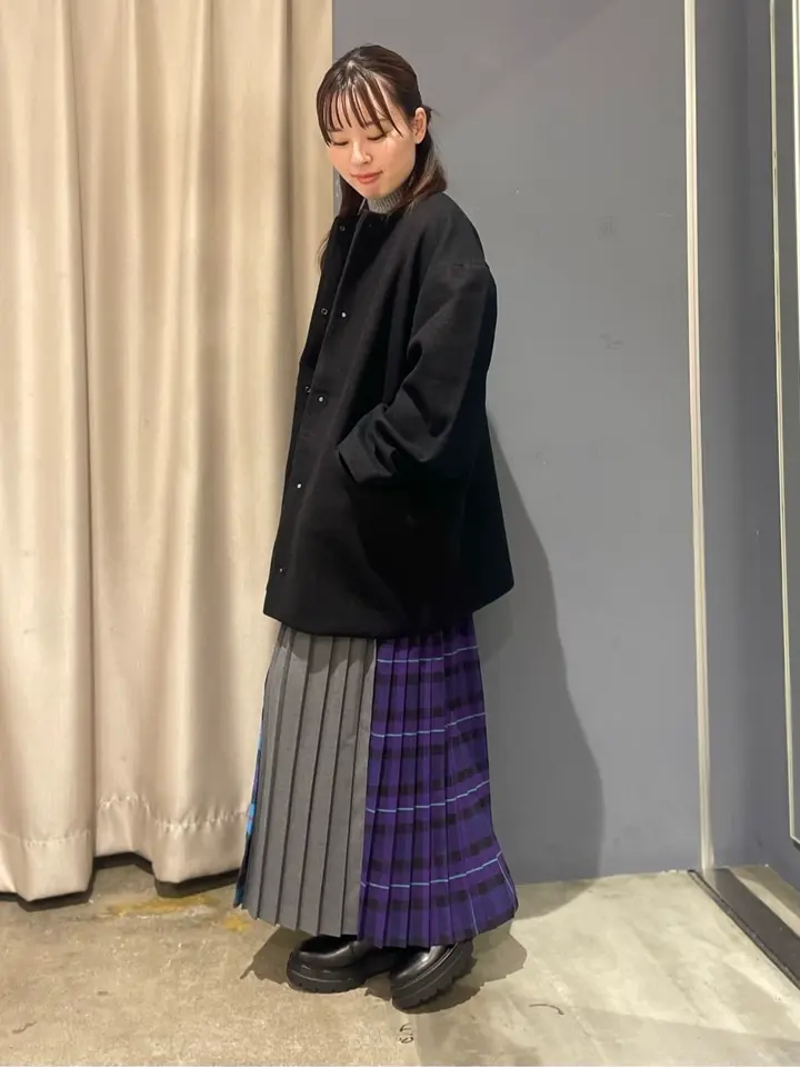 モックネックコクーンニットプルオーバー/AMERICAN HOLIC（アメリカン