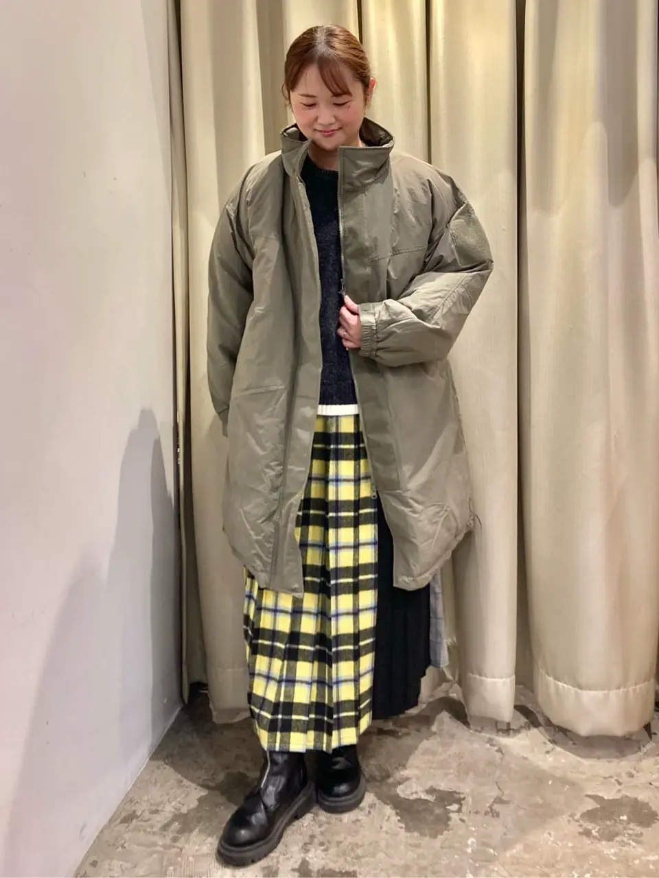 ≪USED≫バイカラーニットプルオーバー/AMERICAN HOLIC（アメリカン