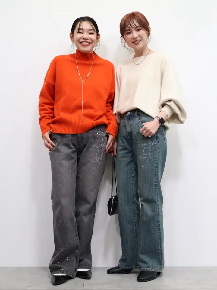 i*k様 STONE  　モックネックニット　Lサイズ　希少　arc モックネックコクーンニットプルオーバー/AMERICAN HOLIC（アメリカン