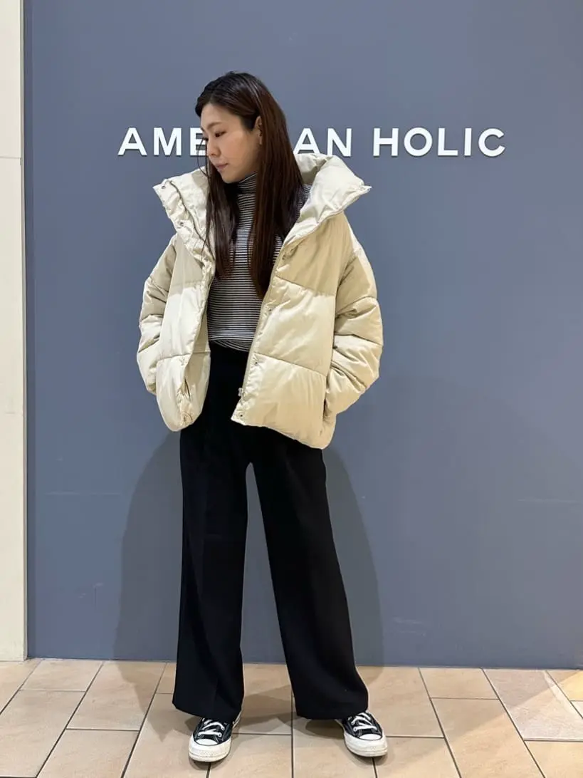 軽ポカ撥水加工スタンドショートコート/AMERICAN HOLIC（アメリカン