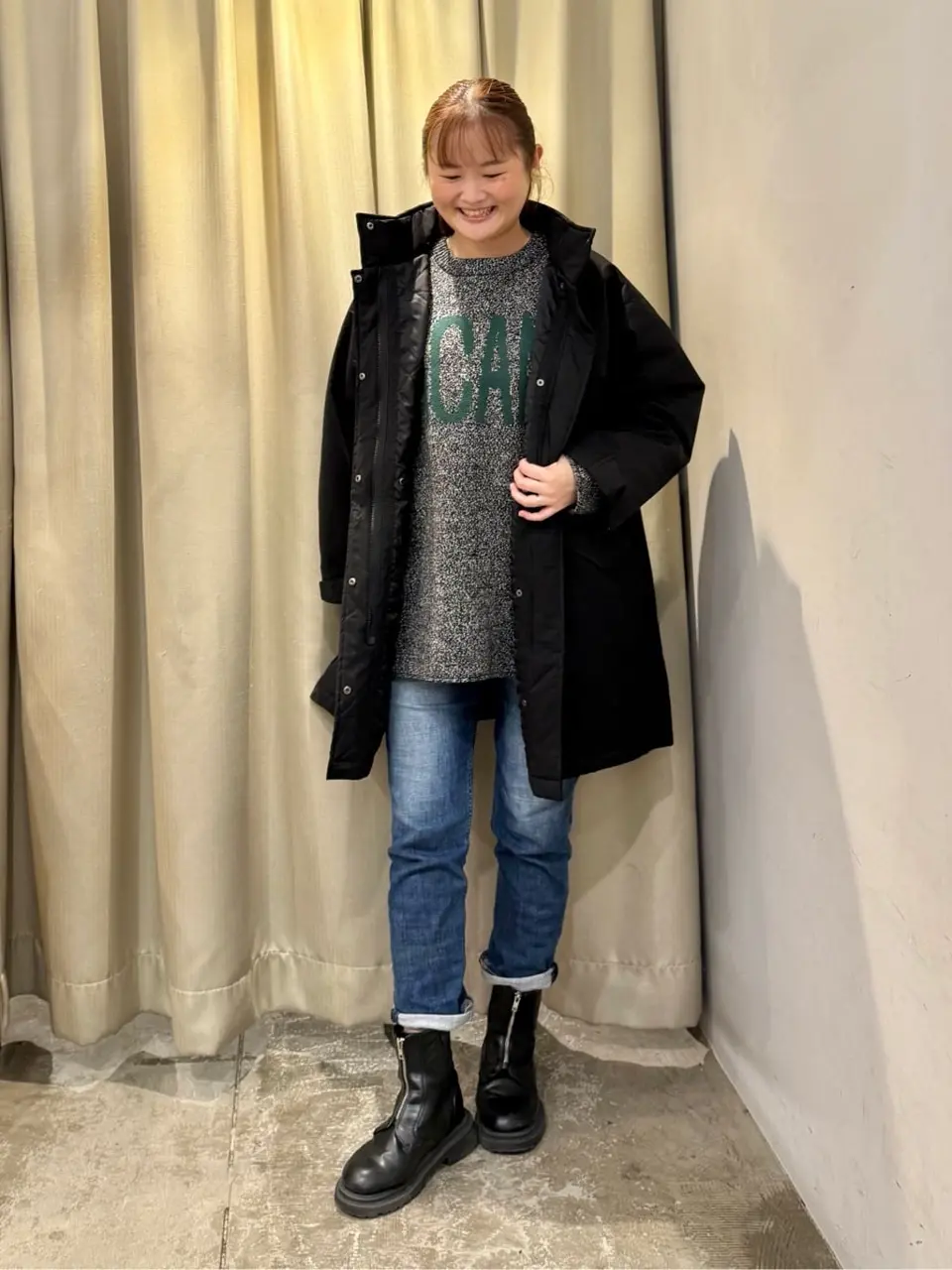 【美品】ボーラホリック　スプリングコート　ブラック　メンズXL FREAK'S STORE（フリークスストア）｜メンズのモッズコート（ブラック