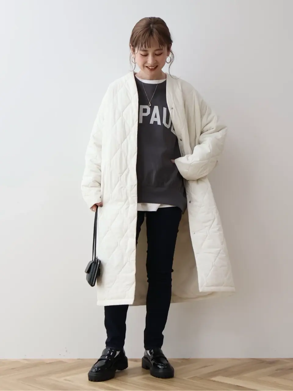 ≪USED≫軽ポカキルティングロングコート/AMERICAN HOLIC（アメリカン