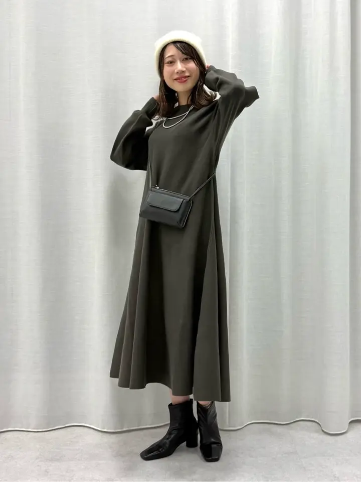 ≪USED≫【WEB限定】バイパチニットフレアワンピース/AMERICAN HOLIC