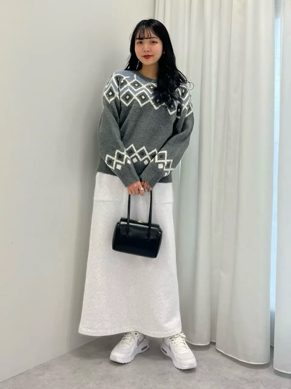 ≪USED≫フェアアイル柄ニットプルオーバー/AMERICAN HOLIC