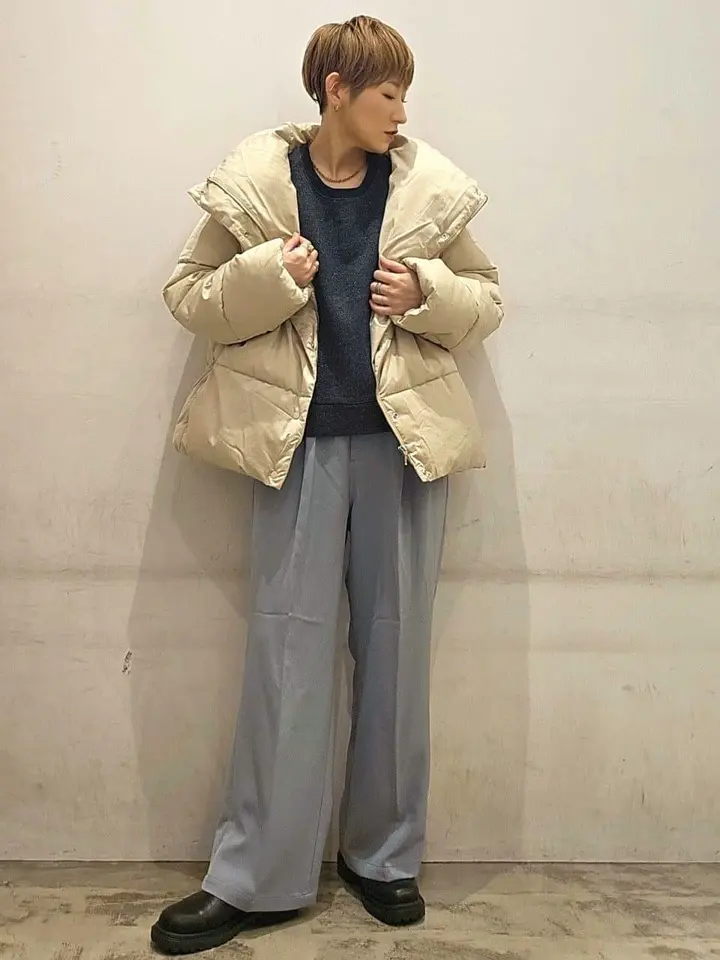 ≪USED≫美・美・美Wクロスストレッチスラックスパンツ/AMERICAN HOLIC