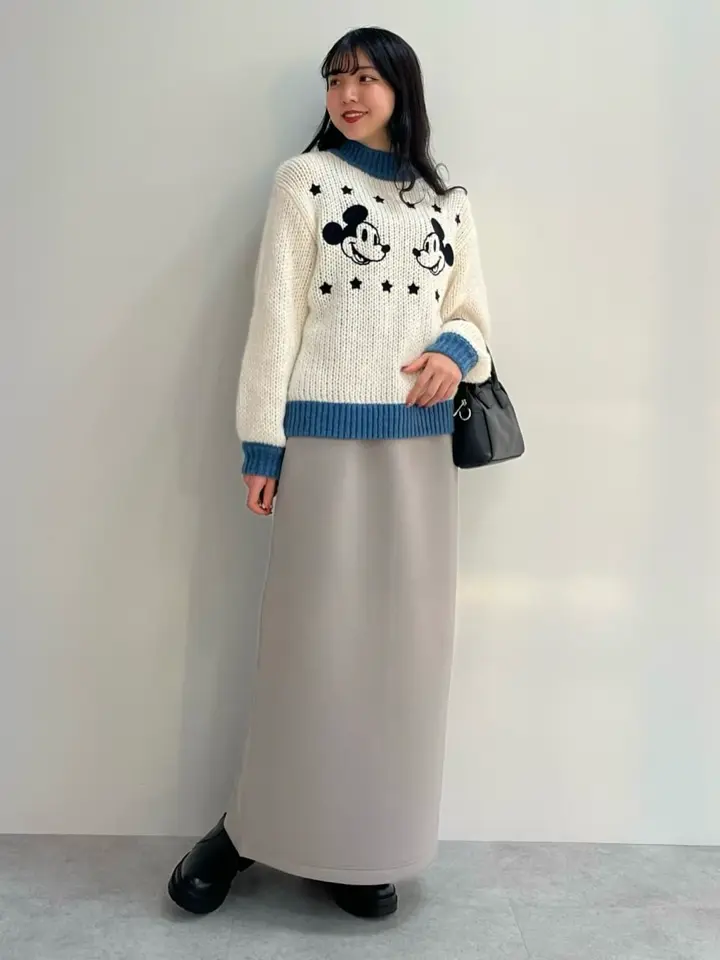 刺繍チャンキーニット/Disney/Disney collection by AMERICAN HOLIC