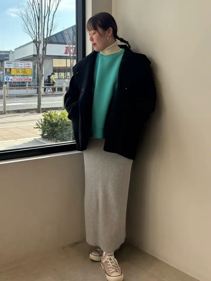 中空FIBERフーディーコクーンコート【軽量アウター】/AMERICAN HOLIC