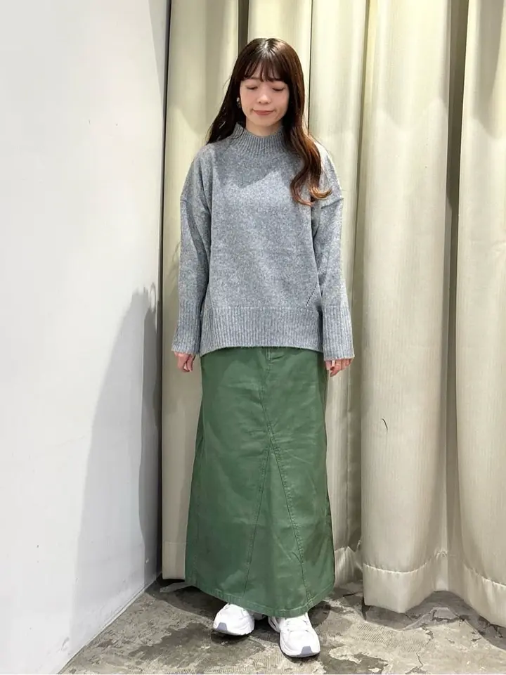 モックネックコクーンニットプルオーバー/AMERICAN HOLIC（アメリカン