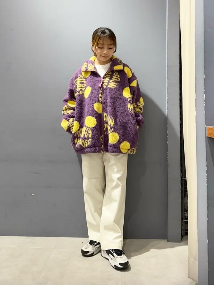 総柄プリントボアブルゾン/Disney/Disney collection by AMERICAN