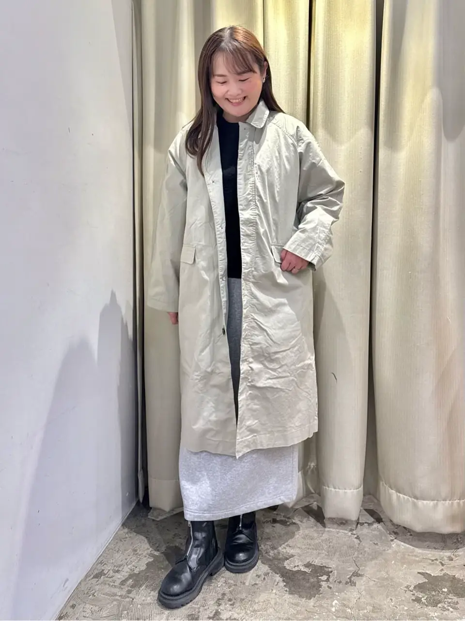 2WAYステンカラーライナー付きコート/AMERICAN HOLIC