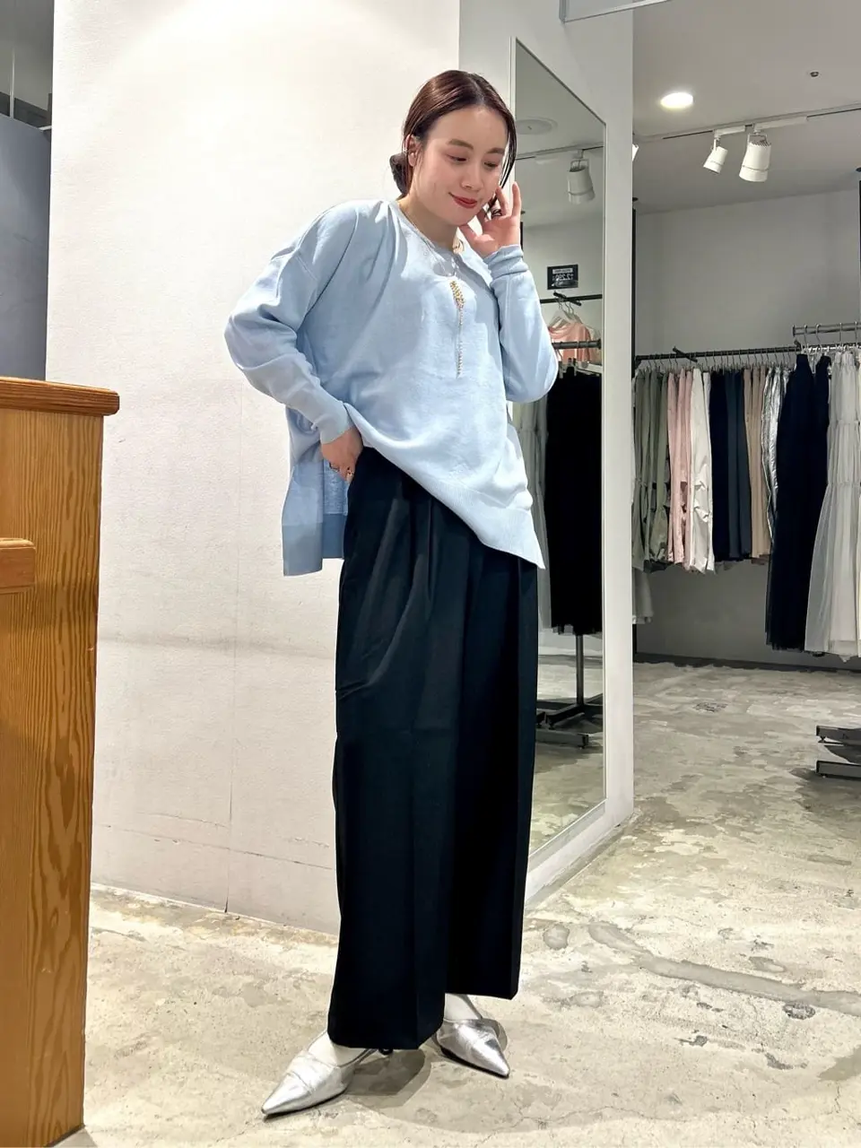 ボールチェーンリボンネックレス/AMERICAN HOLIC（アメリカンホリック