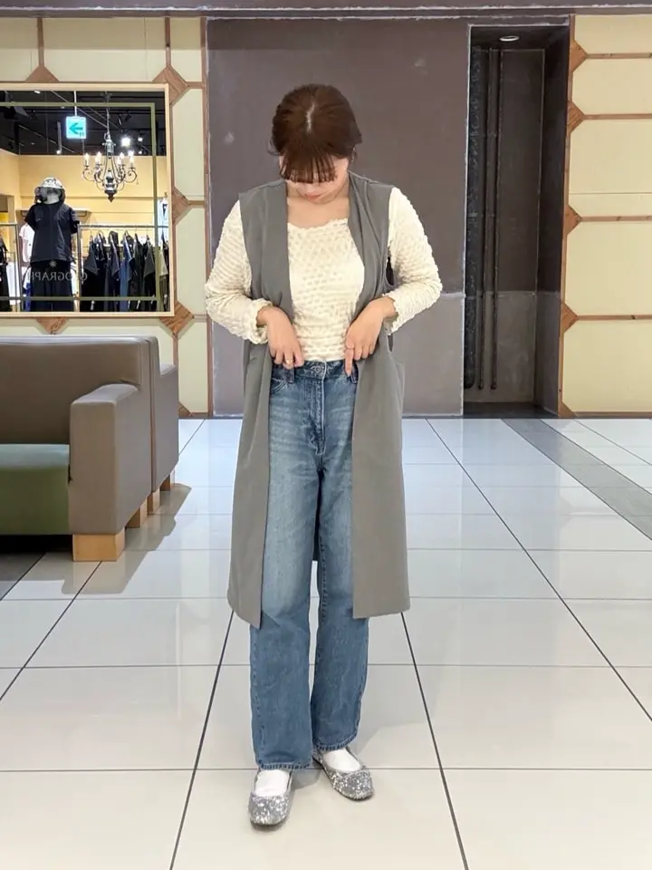 極美品⭐︎  アークティックプログラム XL グレー ベスト Vネックロングジレ/AMERICAN HOLIC（アメリカンホリック）のベスト