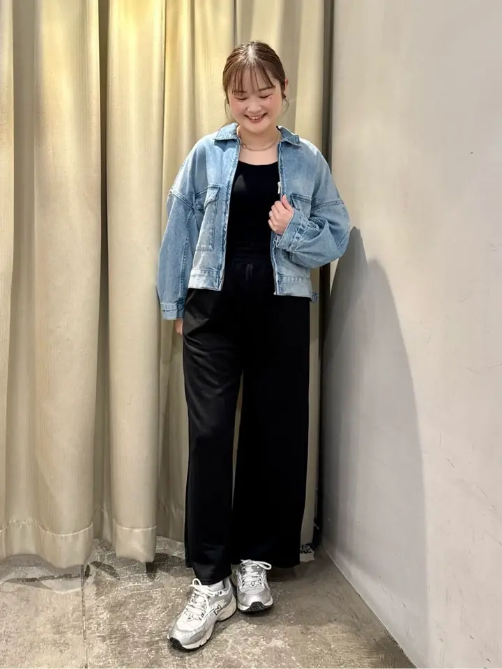 aya♡theory luxe 定価4.3万 デニム風ショートブルゾン aya♡theory luxe 定価4.3万 デニム風ショートブルゾン aya♡theory