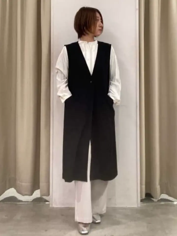 Vネックロングジレ/AMERICAN HOLIC（アメリカンホリック）のベスト