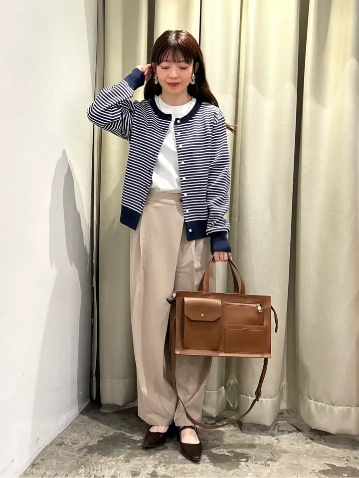 新品　ORIHICA エアーテックスパンセットアップ クロップドパンツ 織柄 新品 ORIHICA エアーテックスパンセットアップ クロップドパンツ