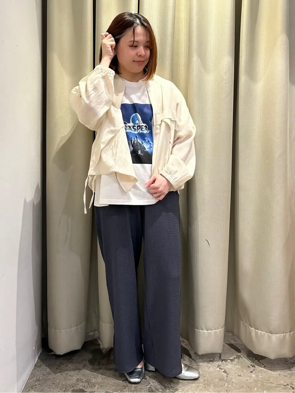 接触冷感シアースポーティーブルゾン/AMERICAN HOLIC（アメリカン