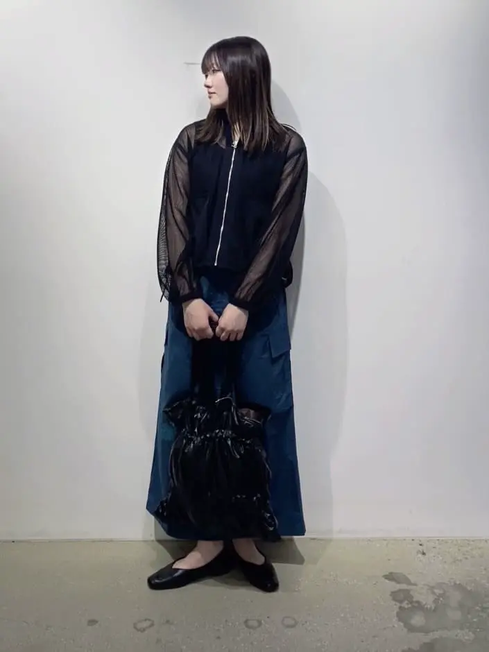 メッシュ異素材切替ブルゾン/AMERICAN HOLIC（アメリカンホリック）の