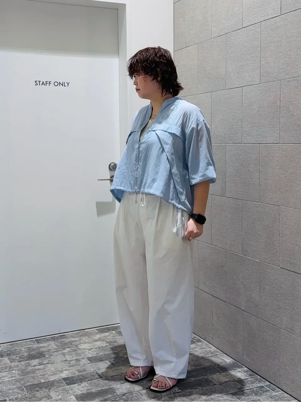 接触冷感シアースポーティーブルゾン/AMERICAN HOLIC（アメリカン