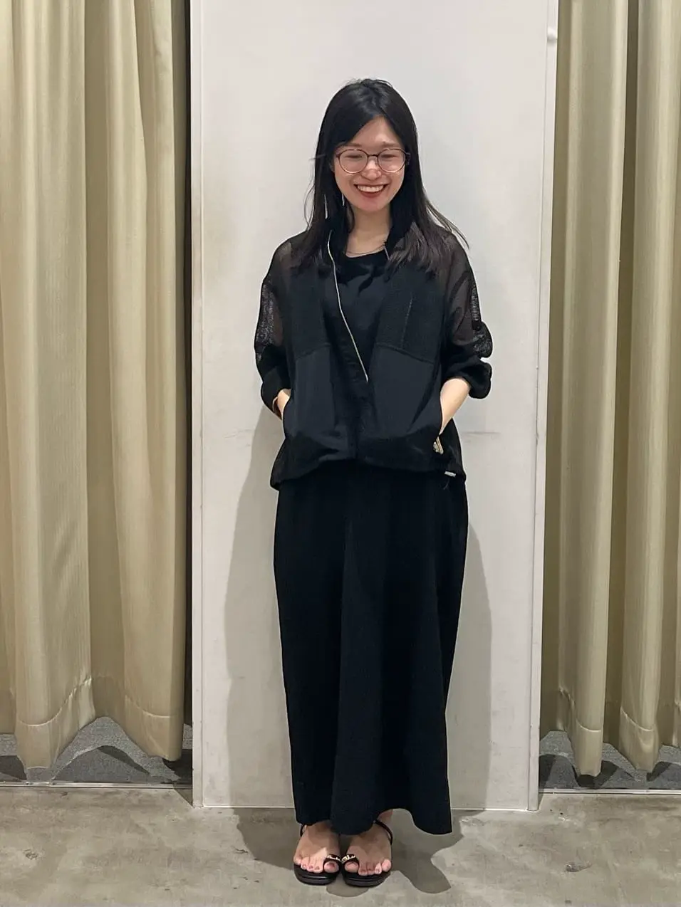 メッシュ異素材切替ブルゾン/AMERICAN HOLIC（アメリカンホリック）の