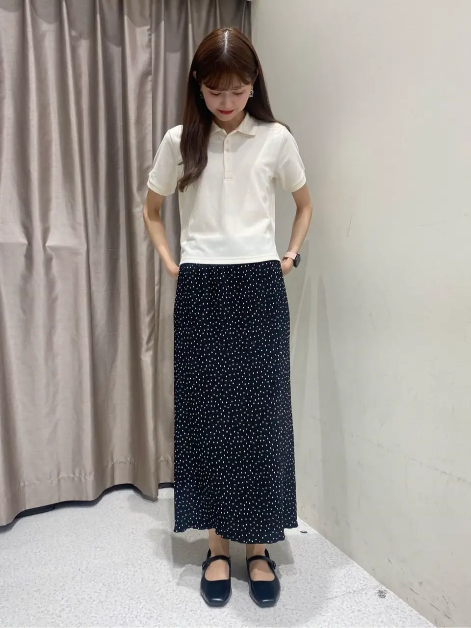 【美品】45R　ハチノスカノコのМポロ　ホワイト　2025SS 5/31/2025のmizukiの投稿