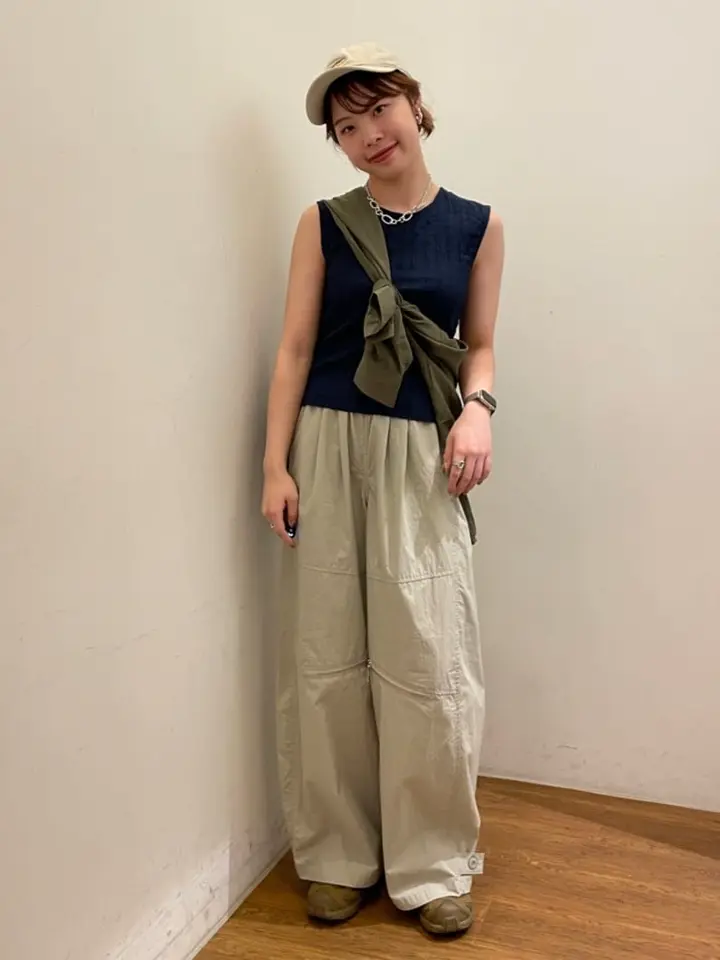 53. GOA★ゴア パンツ サスペンダー パラシュート カーゴ ベージュ S 53. GOA☆ゴア パンツ サスペンダー パラシュート カーゴ ベージュ S