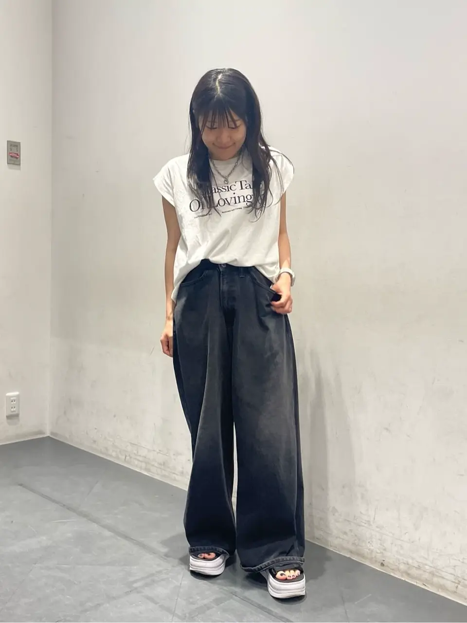 ロゴノースリーブTシャツ/AMERICAN HOLIC（アメリカンホリック）のT