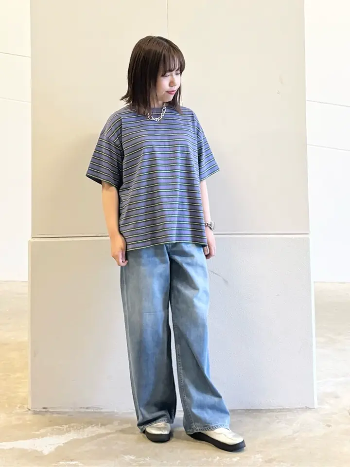 ボーダープルオーバー セール】接結ボーダープルオーバー（Tシャツ/カットソー）｜ADAM ET