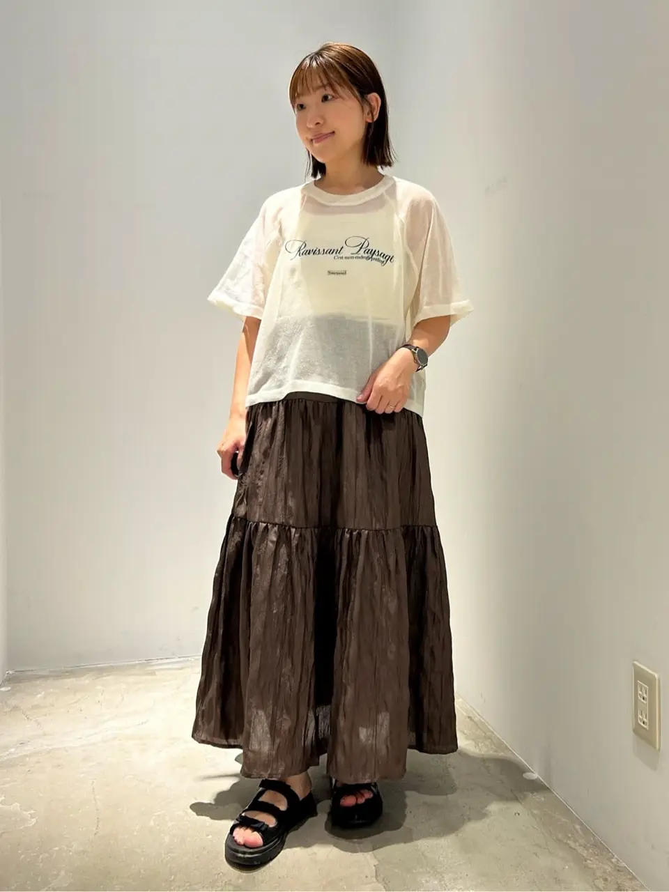 シャイニーワッシャースカート/CRAFT STANDARD BOUTIQUE（クラフト