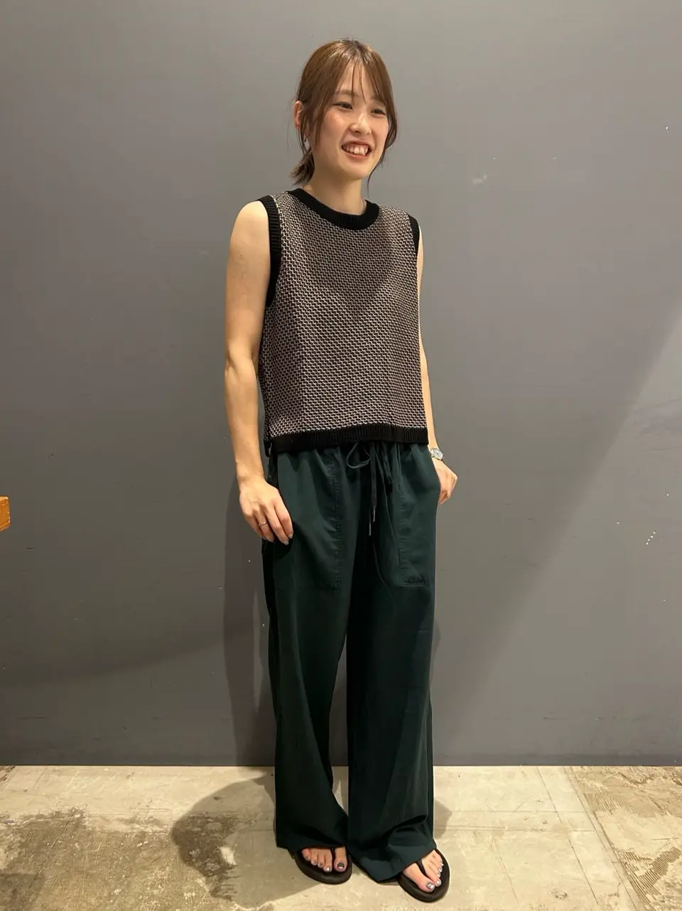 ジャガードニットベスト/AMERICAN HOLIC（アメリカンホリック）の