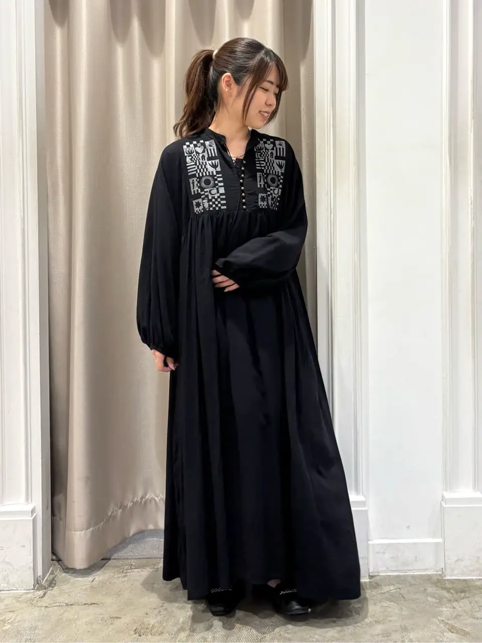 スキンボリック WEB限定】80周年/Moomin刺繍ワンピース/AMERICAN HOLIC（アメリカン