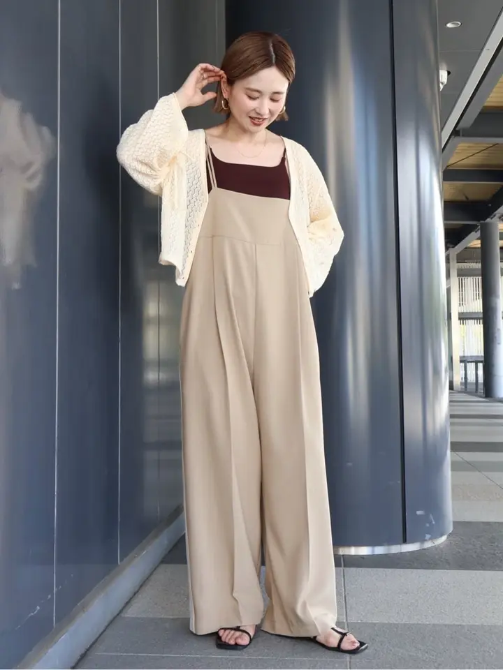 ≪USED≫【WEB限定】サイドラインバックリボンサロペット/AMERICAN