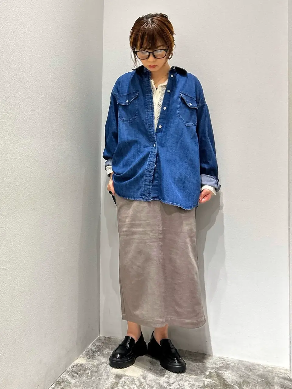 TODAYFUL Wポケットデニムシャツ Wポケットデニムシャツ/AMERICAN HOLIC（アメリカンホリック）のシャツ