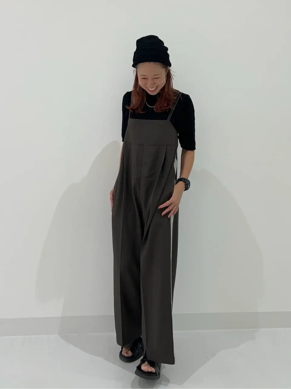 ≪USED≫【WEB限定】サイドラインバックリボンサロペット/AMERICAN