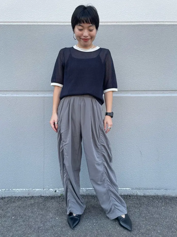 ギャザーバレル風パンツ/AMERICAN HOLIC（アメリカンホリック）の