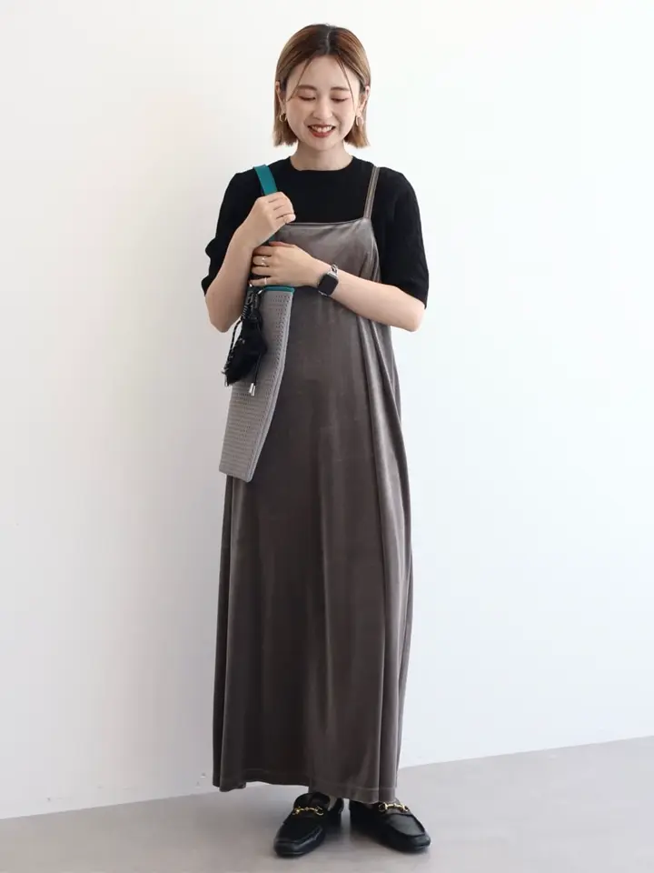 ≪USED≫ケーブル5分袖ニットプルオーバー/AMERICAN HOLIC（アメリカン