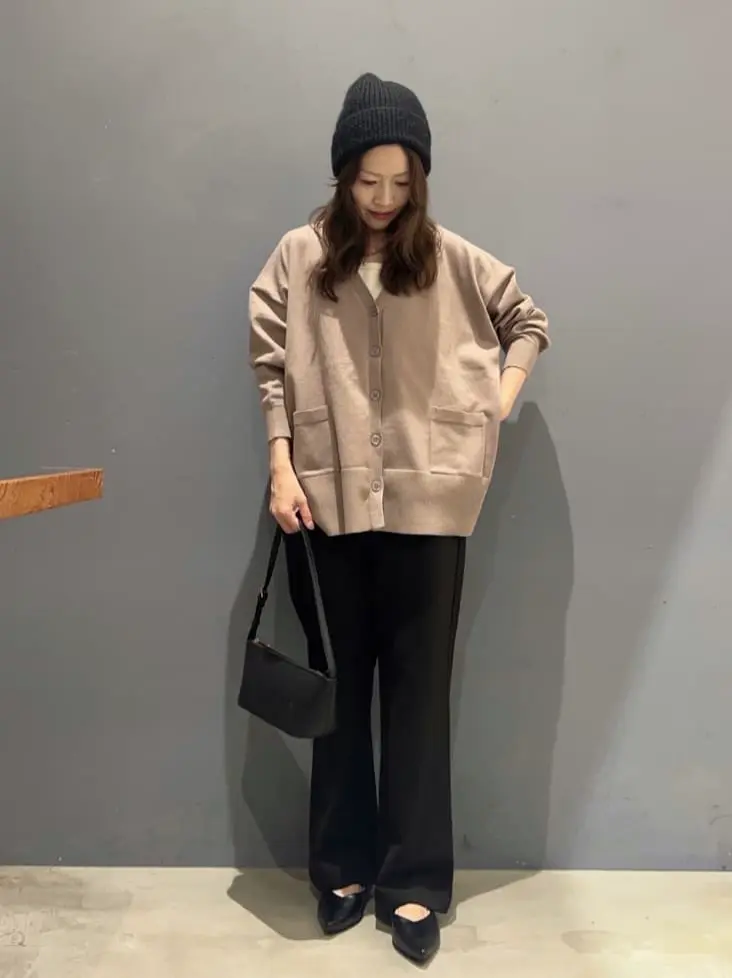 バイパチVネックルーズカーディガン＜静電気軽減＞/AMERICAN HOLIC