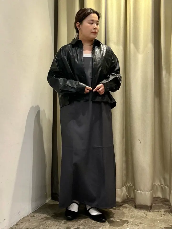 ≪USED≫Wポケットフェイクレザーシャツ/AMERICAN HOLIC（アメリカン