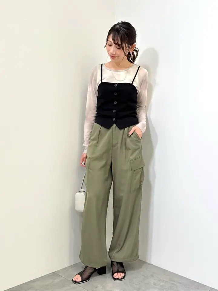 ≪USED≫サテンカーゴパンツ/AMERICAN HOLIC（アメリカンホリック）の