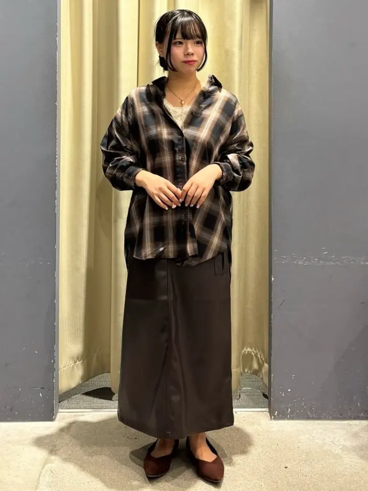 Wポケットフェイクレザースカート/AMERICAN HOLIC（アメリカンホリック