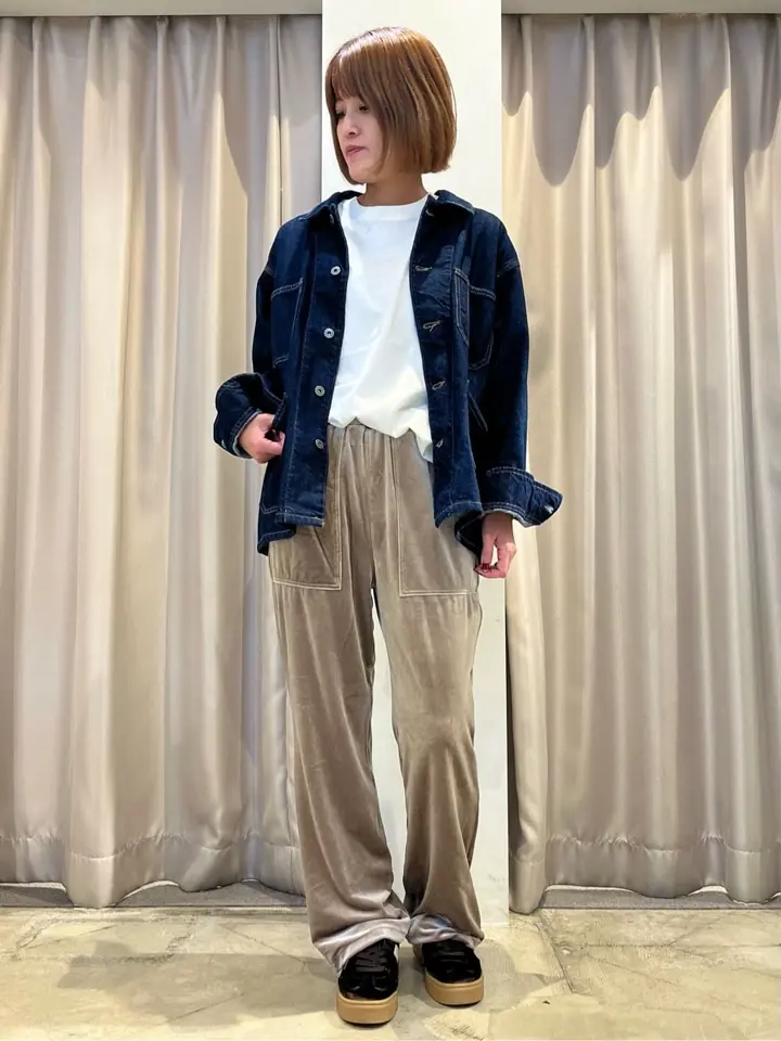 【美品】最終価格！アルベロベロ♥️ダークブルー ガウチョパンツ ベイカーベロアパンツ/AMERICAN HOLIC（アメリカンホリック）のその他