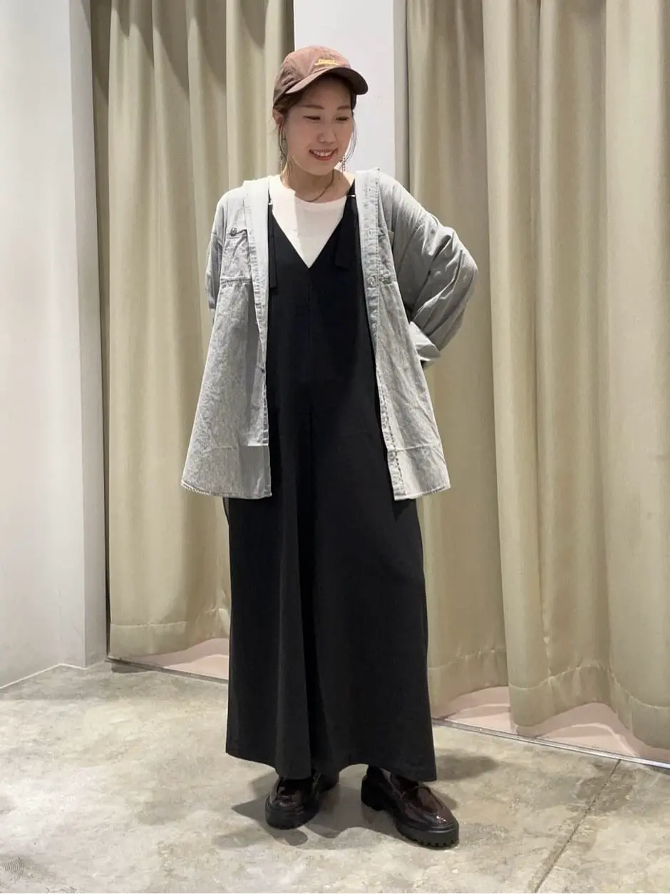 イージーケアVネックオールインワン/AMERICAN HOLIC（アメリカン