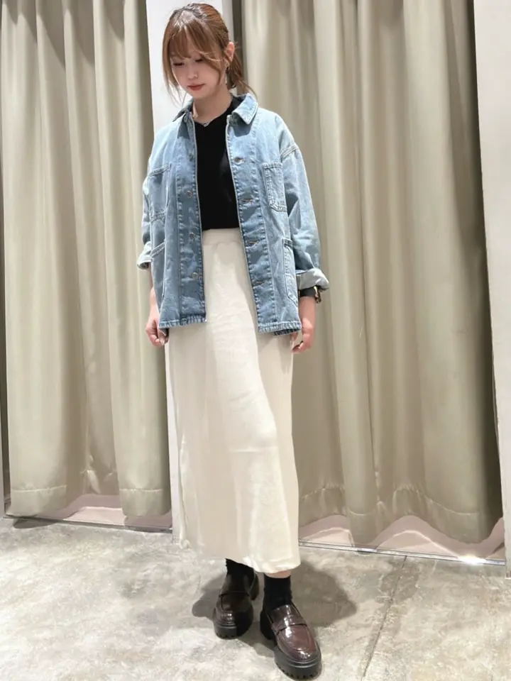 【新品】 Girl リラックス ストライプ セーター プルオーバー バイパチルーズニットプルオーバー＜静電気軽減＞/AMERICAN HOLIC